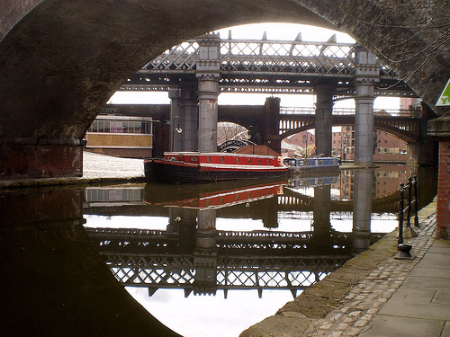 Canal in Castlefield, Manchester